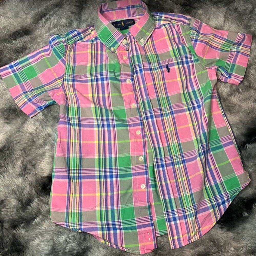 Ralph Lauren Size 8 Boys Button Up Shirt